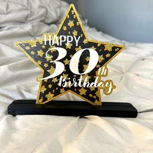 30th Birthday party centerpieces🎉 Set of 6